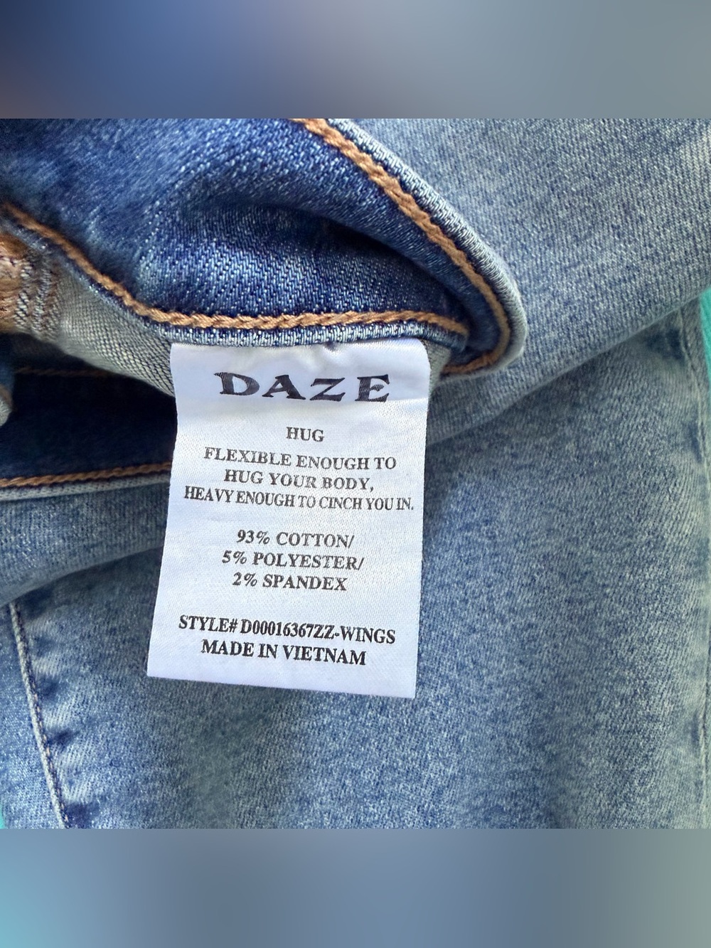 Daze The Champ High Rise Denim Jogger 30 Utility Relaxed Fit Casual Streetwear - Picture 8 of 10